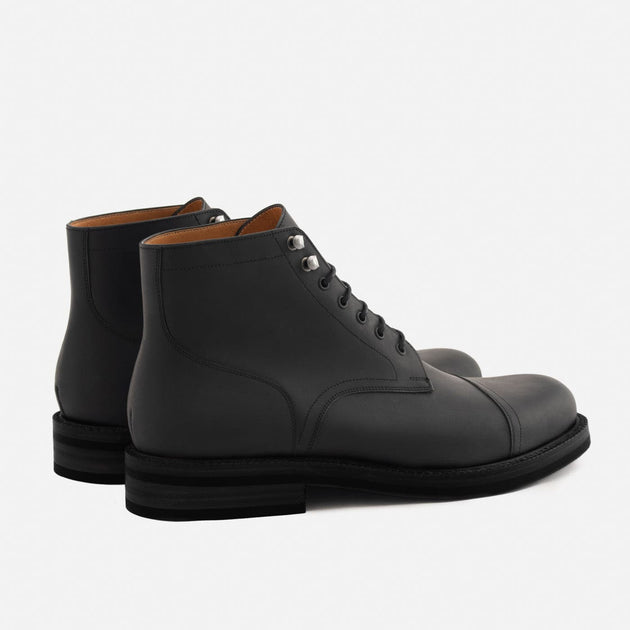 Beckett Simonon Williamson Boots - Pull-Up - Men's | Black Matte | Size 10 | Men's Boot